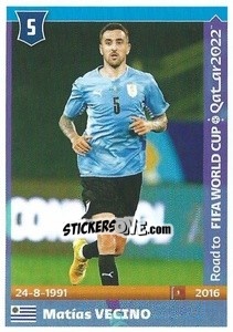 Figurina Matias Vecino - Road to FIFA World Cup Qatar 2022 - Panini