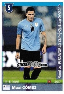 Sticker Maxi Gomez - Road to FIFA World Cup Qatar 2022 n. 569 - Panini