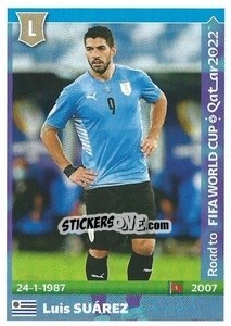 Sticker Luis Suarez - Road to FIFA World Cup Qatar 2022 - Panini