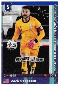 Sticker Zack Steffen - Road to FIFA World Cup Qatar 2022 n. 571 - Panini
