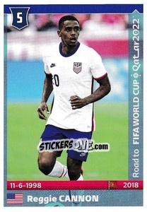 Sticker Reggie Cannon - Road to FIFA World Cup Qatar 2022 - Panini