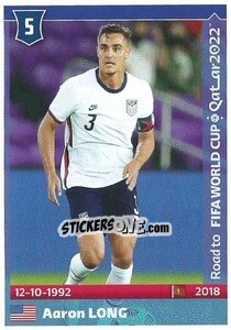Sticker Aaron Long - Road to FIFA World Cup Qatar 2022 n. 575 - Panini