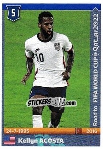 Sticker Kellyn Acosta - Road to FIFA World Cup Qatar 2022 n. 578 - Panini