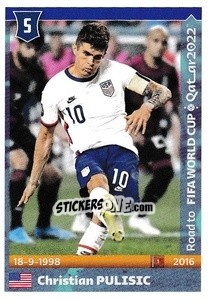 Sticker Christian Pulisic - Road to FIFA World Cup Qatar 2022 n. 582 - Panini