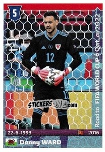 Sticker Danny Ward - Road to FIFA World Cup Qatar 2022 n. 586 - Panini