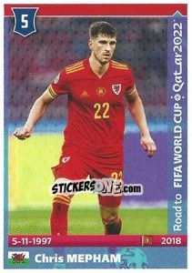 Sticker Chris Mepham - Road to FIFA World Cup Qatar 2022 n. 589 - Panini