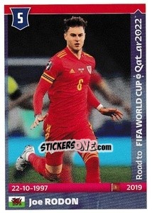 Sticker Joe Rodon - Road to FIFA World Cup Qatar 2022 - Panini