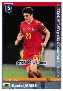 Sticker Daniel James - Road to FIFA World Cup Qatar 2022 - Panini