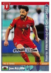 Sticker Joe Allen - Road to FIFA World Cup Qatar 2022 n. 597 - Panini