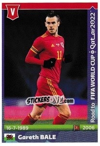 Sticker Gareth Bale - Road to FIFA World Cup Qatar 2022 n. 599 - Panini