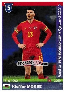 Sticker Kieffer Moore - Road to FIFA World Cup Qatar 2022 n. 600 - Panini