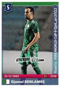 Sticker Djamel Benlamri - Road to FIFA World Cup Qatar 2022 n. 2 - Panini