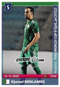 Figurina Djamel Benlamri - Road to FIFA World Cup Qatar 2022 - Panini