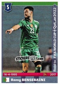 Sticker Ramy Bensebaini - Road to FIFA World Cup Qatar 2022 n. 3 - Panini