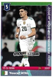 Sticker Youcef Atal - Road to FIFA World Cup Qatar 2022 - Panini