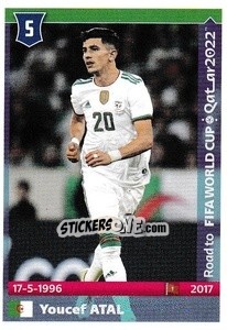 Cromo Youcef Atal - Road to FIFA World Cup Qatar 2022 - Panini