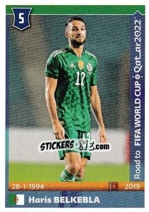 Sticker Haris Belkebla - Road to FIFA World Cup Qatar 2022 n. 7 - Panini