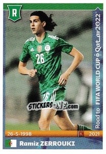 Sticker Ramiz Zerrouki - Road to FIFA World Cup Qatar 2022 - Panini