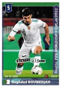 Sticker Baghdad Bounedjah - Road to FIFA World Cup Qatar 2022 - Panini