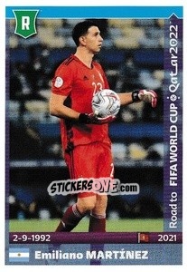 Sticker Emiliano Martinez - Road to FIFA World Cup Qatar 2022 n. 16 - Panini