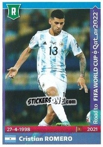 Figurina Cristian Romero - Road to FIFA World Cup Qatar 2022 - Panini