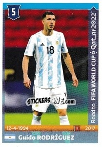 Sticker Guido Rodriguez - Road to FIFA World Cup Qatar 2022 - Panini