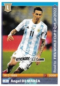 Sticker Ángel Di Maria - Road to FIFA World Cup Qatar 2022 n. 23 - Panini