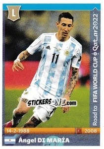 Cromo Ángel Di Maria - Road to FIFA World Cup Qatar 2022 - Panini