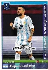Sticker Alejandro Gomez - Road to FIFA World Cup Qatar 2022 n. 26 - Panini