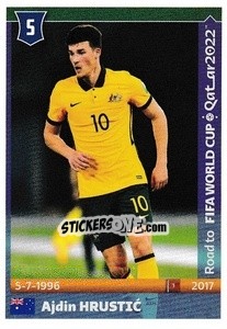 Sticker Ajdin Hrustic - Road to FIFA World Cup Qatar 2022 n. 37 - Panini