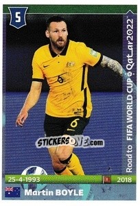 Sticker Martin Boyle - Road to FIFA World Cup Qatar 2022 n. 43 - Panini