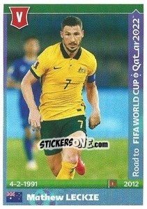 Sticker Mathew Leckie - Road to FIFA World Cup Qatar 2022 - Panini