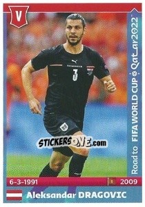 Sticker Aleksandar Dragovic - Road to FIFA World Cup Qatar 2022 - Panini