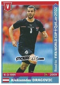 Cromo Aleksandar Dragovic - Road to FIFA World Cup Qatar 2022 - Panini