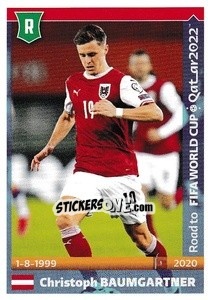 Sticker Christoph Baumgartner - Road to FIFA World Cup Qatar 2022 n. 53 - Panini