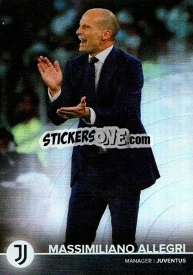 Sticker Massimiliano Allegri - Juventus 2021-2022 n. 50R - Topps