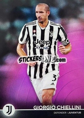 Sticker Giorgio Chiellini - Juventus 2021-2022 n. 3P - Topps