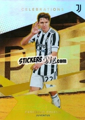 Sticker Federico Chiesa - Juventus 2021-2022 n. 41G - Topps