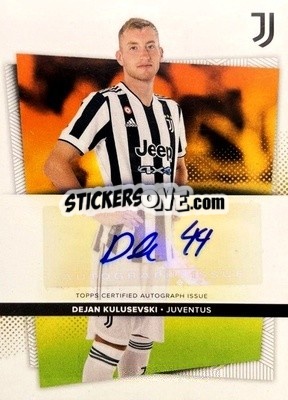 Sticker Dejan Kulusevski - Juventus 2021-2022 n. AU-DK - Topps