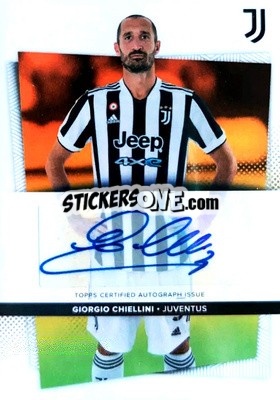 Sticker Giorgio Chiellini - Juventus 2021-2022 n. AU-GC - Topps