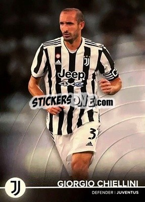 Sticker Giorgio Chiellini - Juventus 2021-2022 n. 3 - Topps