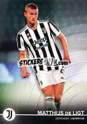 Sticker Matthijs de Ligt - Juventus 2021-2022 - Topps