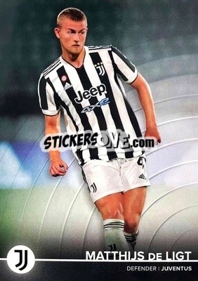 Figurina Matthijs de Ligt - Juventus 2021-2022 - Topps