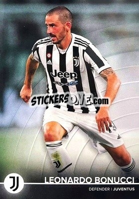 Figurina Leonardo Bonucci - Juventus 2021-2022 - Topps