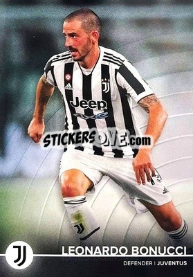 Sticker Leonardo Bonucci - Juventus 2021-2022 n. 6 - Topps