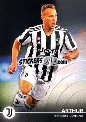 Figurina Arthur - Juventus 2021-2022 - Topps