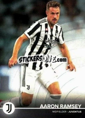 Sticker Aaron Ramsey - Juventus 2021-2022 n. 9 - Topps
