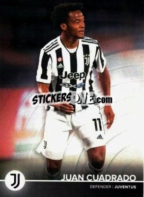 Sticker Juan Cuadrado - Juventus 2021-2022 n. 11 - Topps