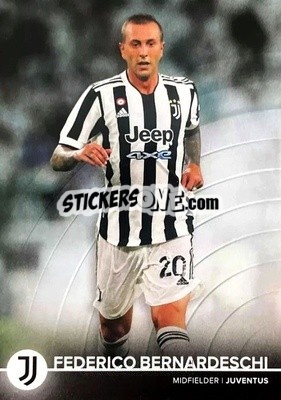 Figurina Federico Bernardeschi - Juventus 2021-2022 - Topps