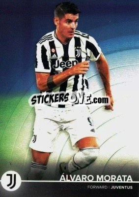 Sticker Álvaro Morata - Juventus 2021-2022 n. 19 - Topps